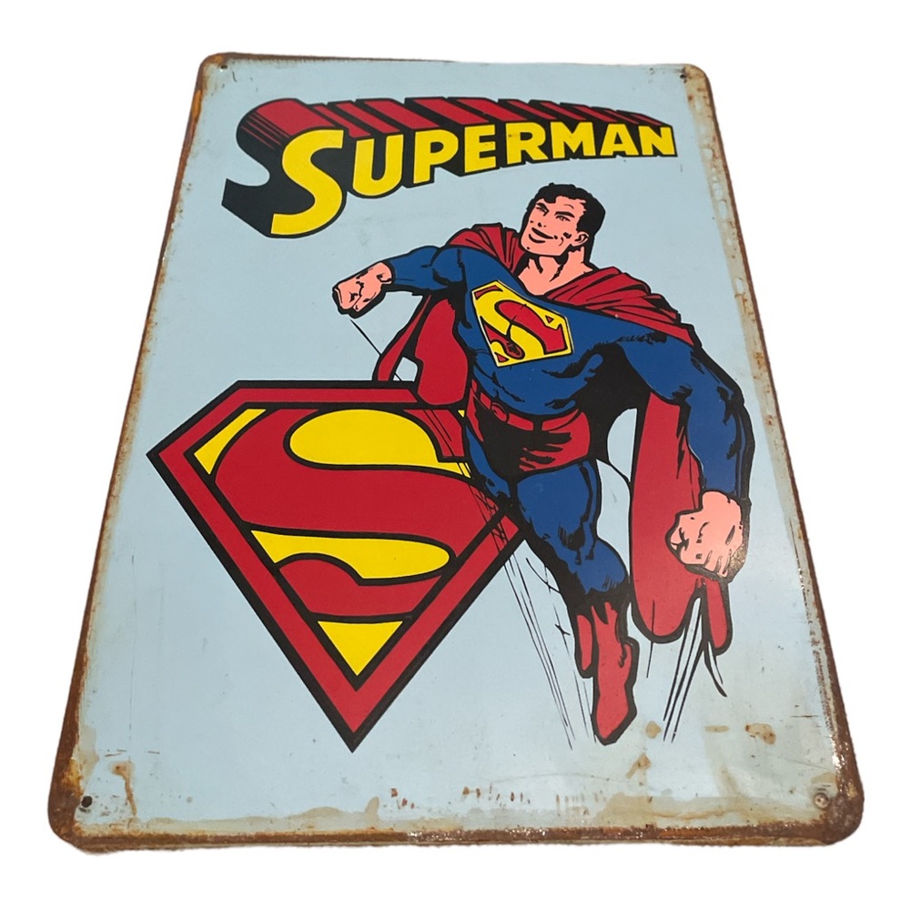 Metal Superman Tin Sign